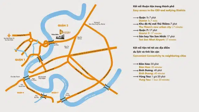 Cho thuê Shophouse Masteri Thảo Điền