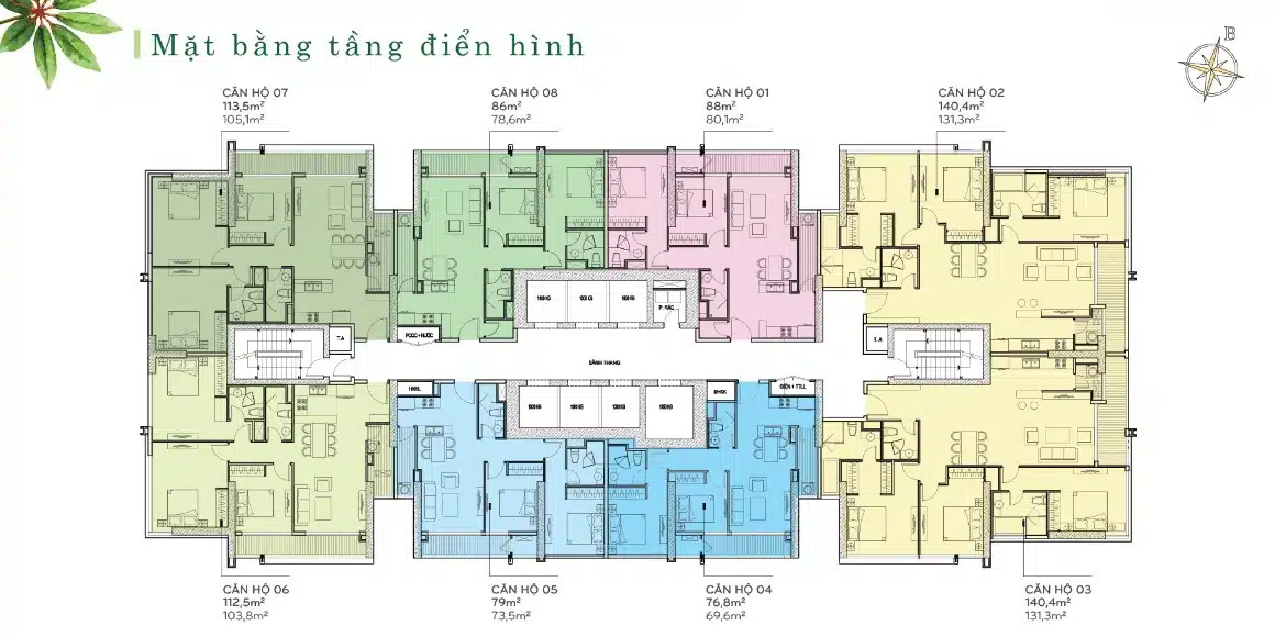 Mat-bang-The-Park-5-dien-hinh