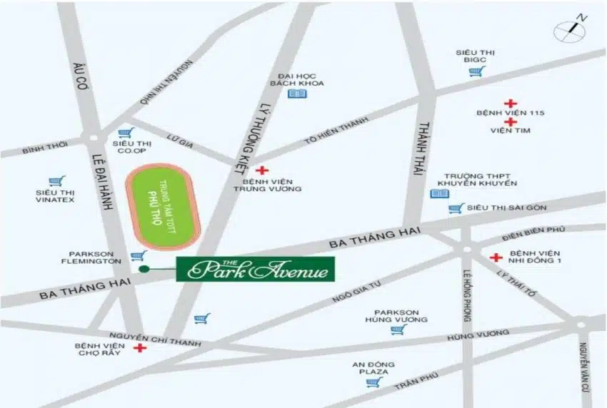 dự án căn hộ The Park Avenue