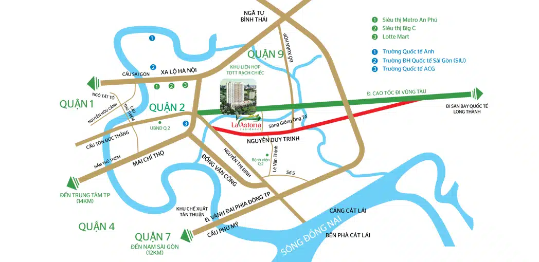 Cho thuê căn hộ chung cư La Astoria 2