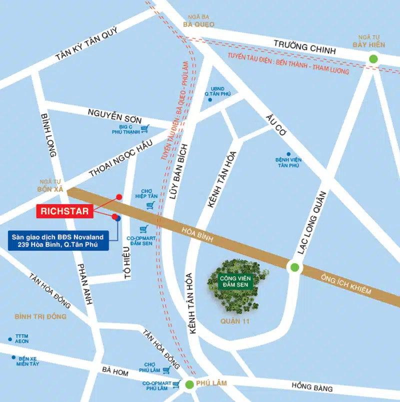 cho thuê căn hộ chung cư Richstar Tân Phú