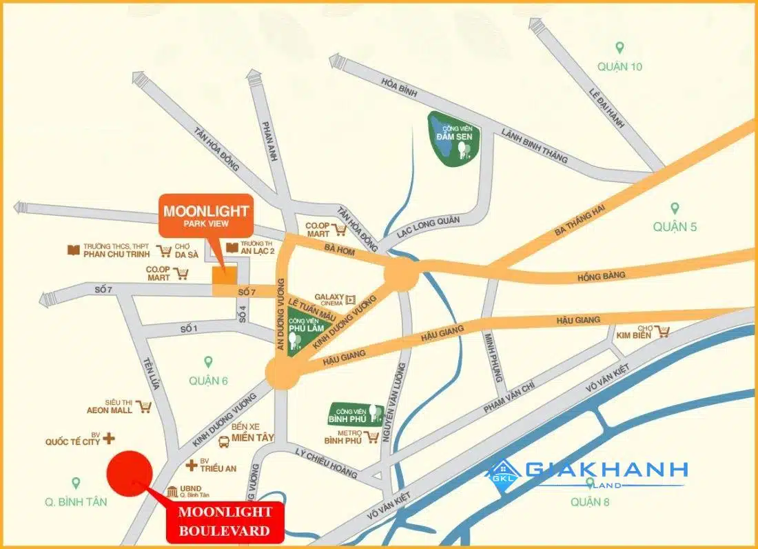 Cho thuê căn hộ chung cư Moonlight Boulevard