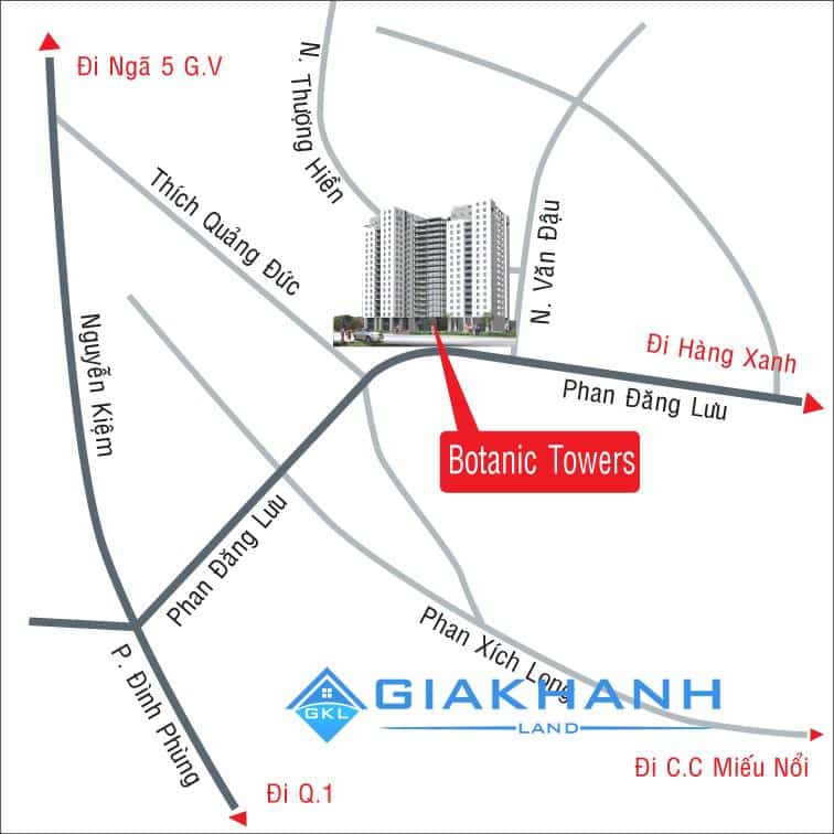 Cho thuê căn hộ chung cư Botanic Towers