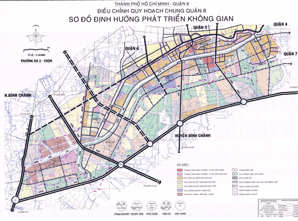 Quy hoạch chi tiết khu dân cư phường 1 Quận 8