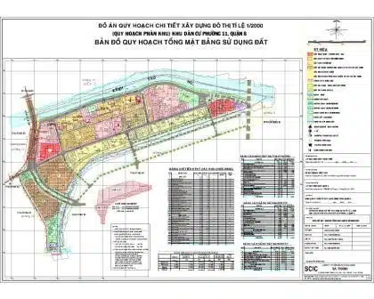 Quy hoạch chi tiết Khu dân cư Phường 11 Quận 8