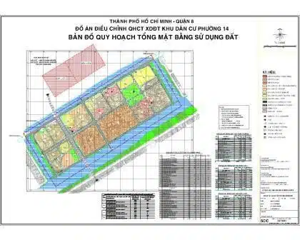 Quy hoạch chi tiết Khu dân cư Phường 14 Quận 8