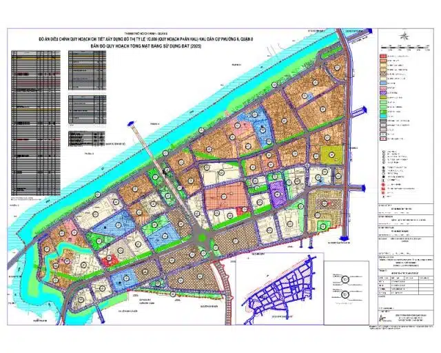 Quy hoạch chi tiết Khu dân cư Phường 6 Quận 8