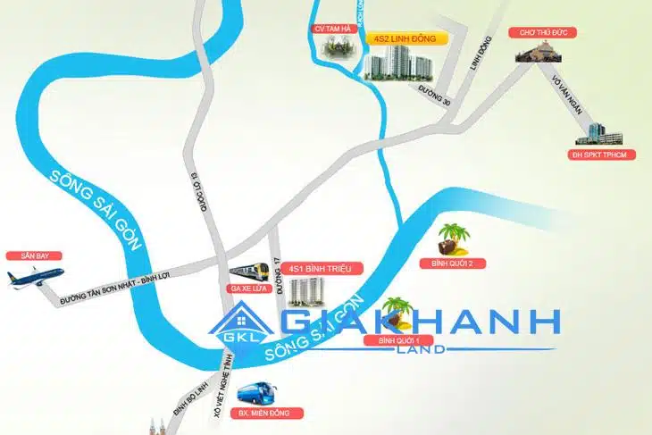 Cho thuê căn hộ chung cư 4S Riverside Linh Đông