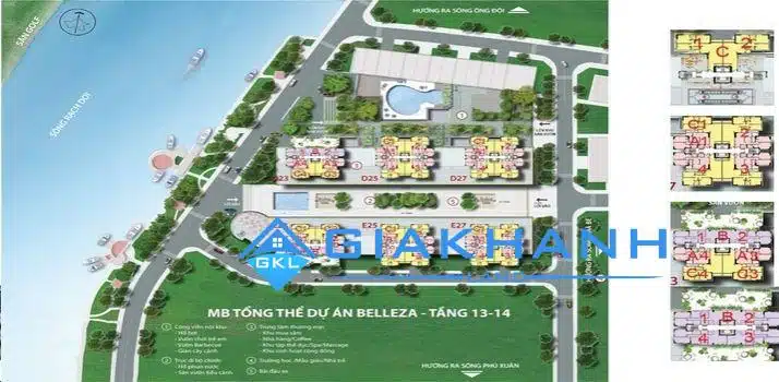 Cho thuê căn hộ chung cư Belleza Apartment