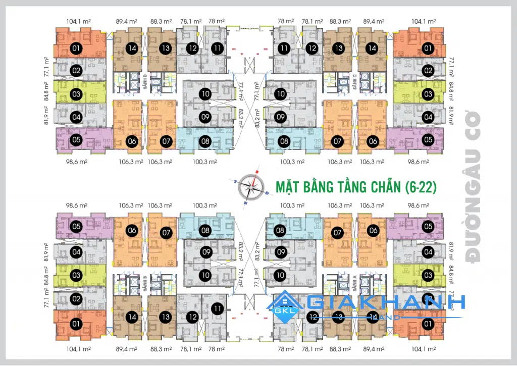 Cho thuê căn hộ chung cư Oriental Plaza