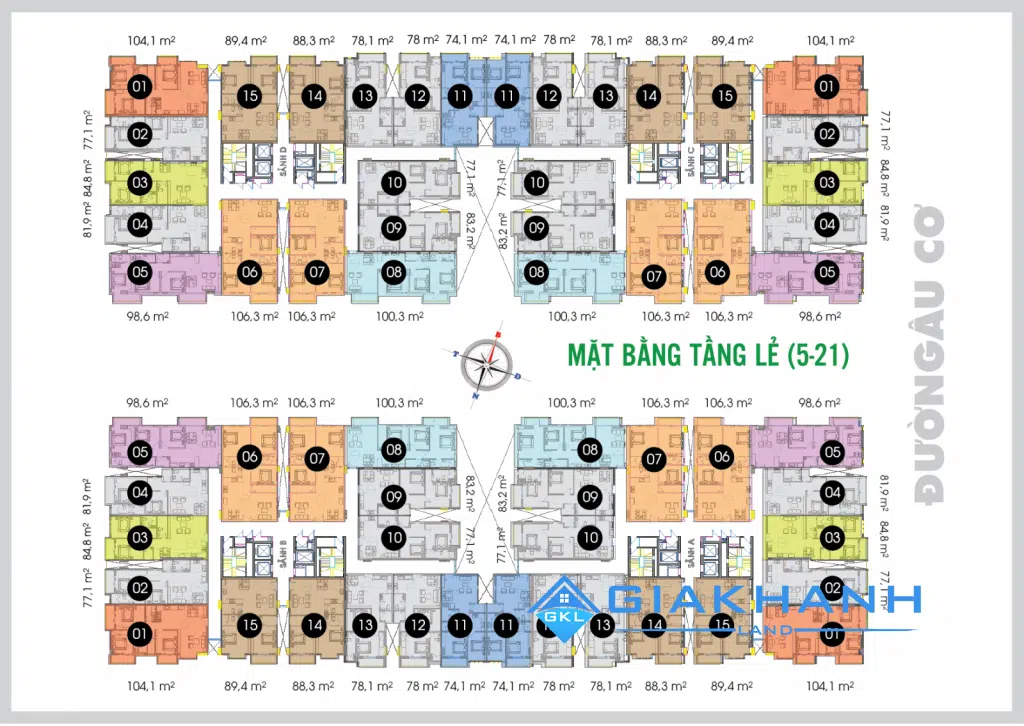 Cho thuê căn hộ chung cư Oriental Plaza