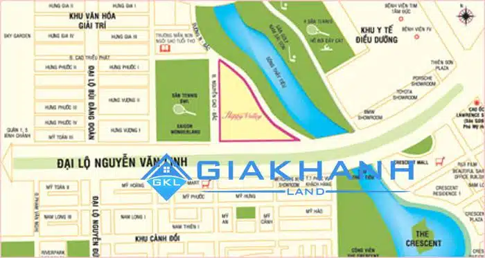 Cho thuê căn hộ chung cư Happy Valley