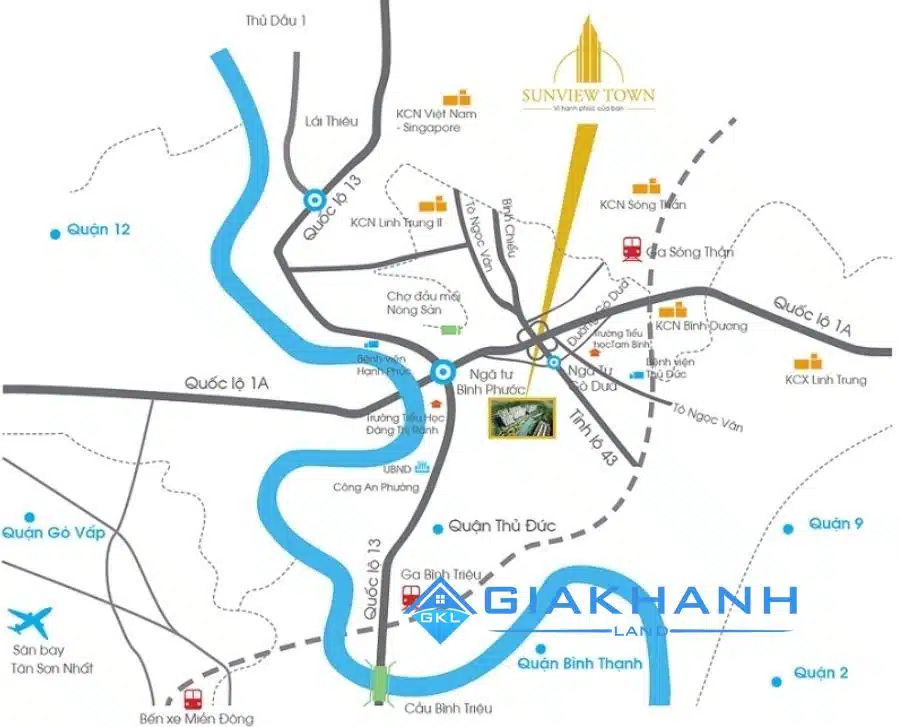Cho thuê căn hộ chung cư Sunview Town