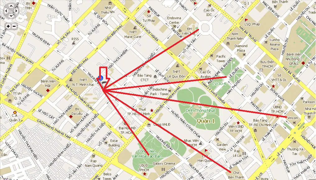 Cho thuê Căn Hộ chung cư 107 Trương Định