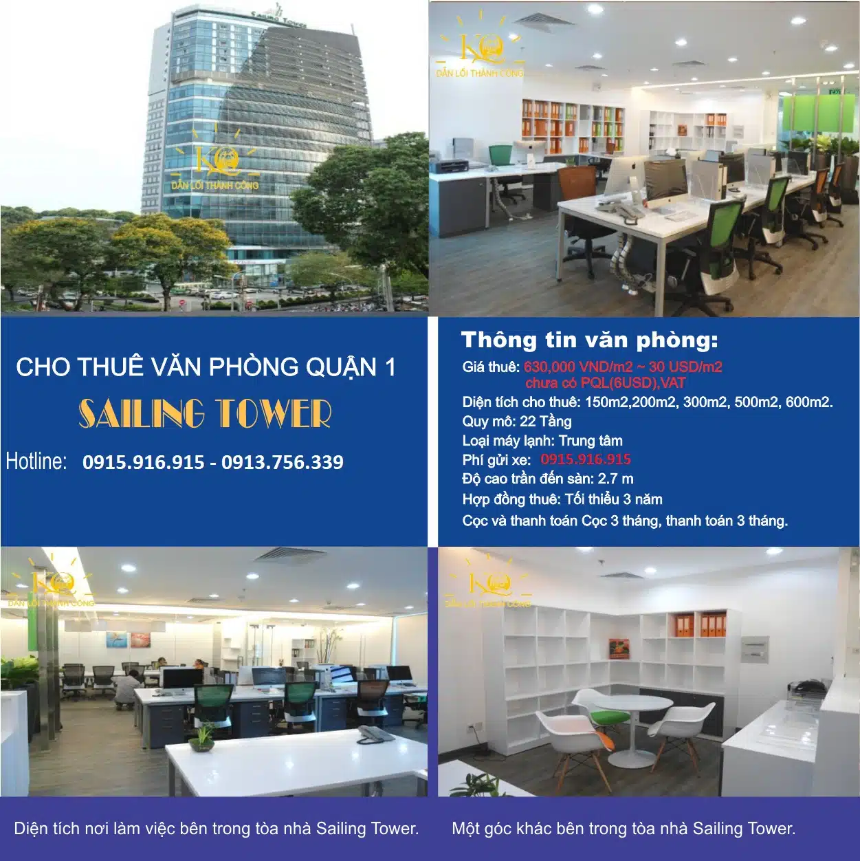 Cho thuê Căn Hộ chung cư Sailing Tower