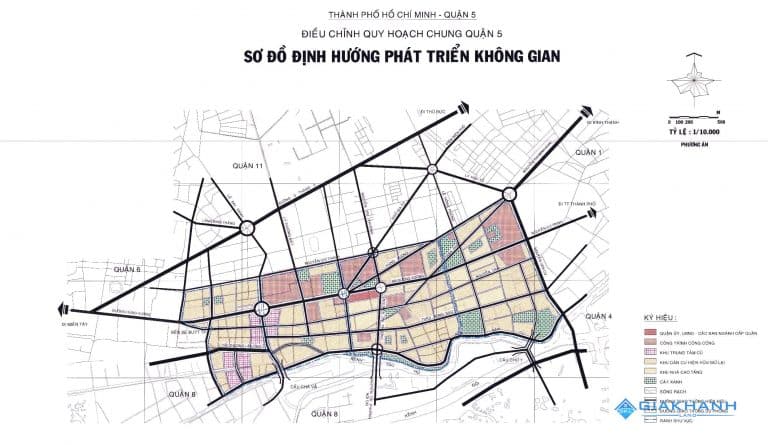 Thông tin Quy hoạch chung quận 5 đến năm 2020