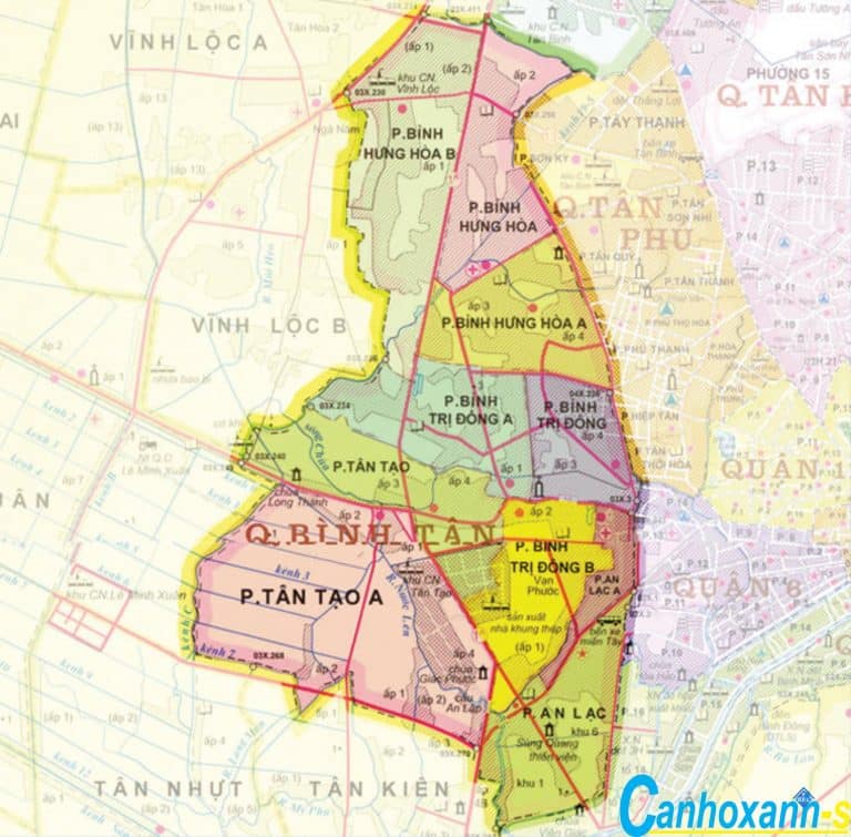 Bảng giá đất quận Bình Tân – điểm sáng cho khu Tây Sài Gòn