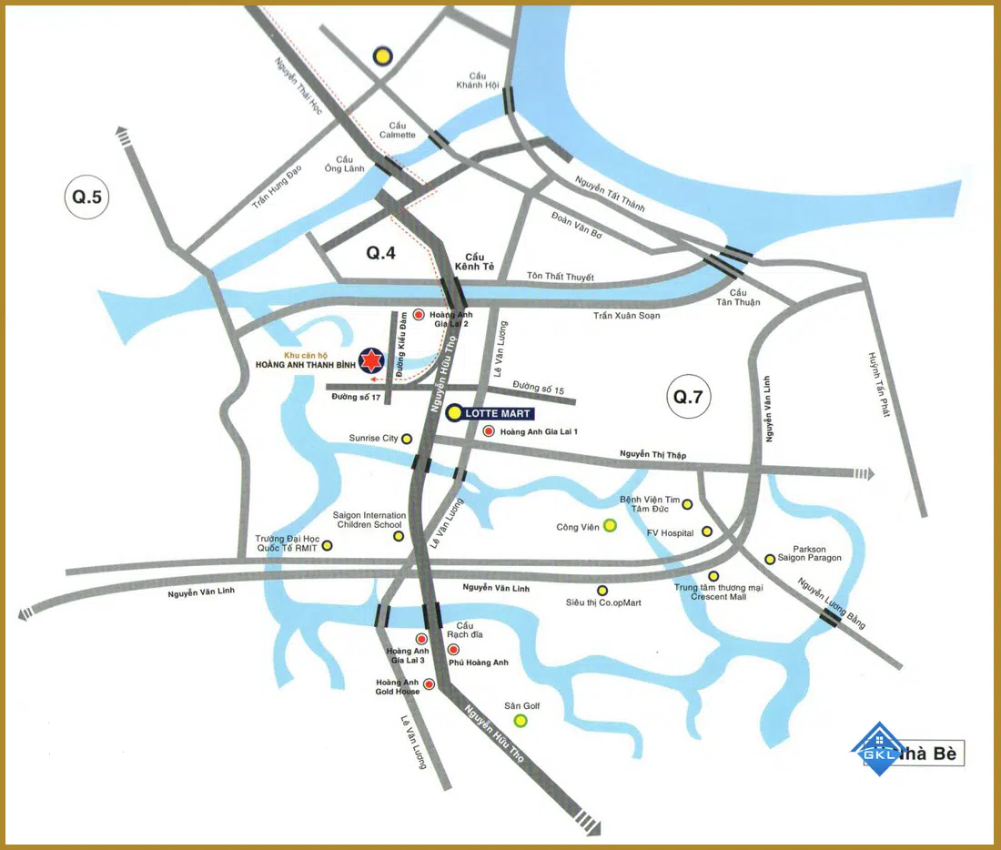 Cho thuê căn hộ Hoàng Anh Thanh Bình