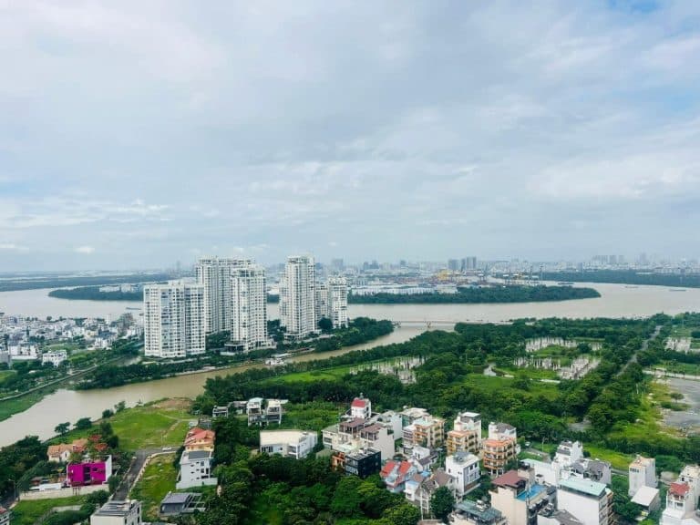 Căn hộ 3 phòng ngủ The Sun Avenue cho thuê – Giá tốt, view sông