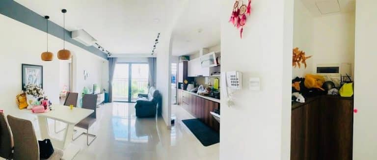 Cho thuê căn hộ The Sun Avenue 3 phòng ngủ – Nội Thất 70%, View Đảo Kim Cương, Tầng 10