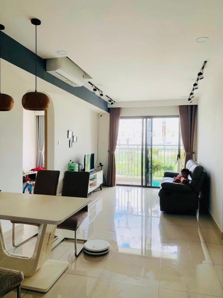 Cho thuê căn hộ The Sun Avenue 3 phòng ngủ – Nội Thất 70%, View Đảo Kim Cương, Tầng 10