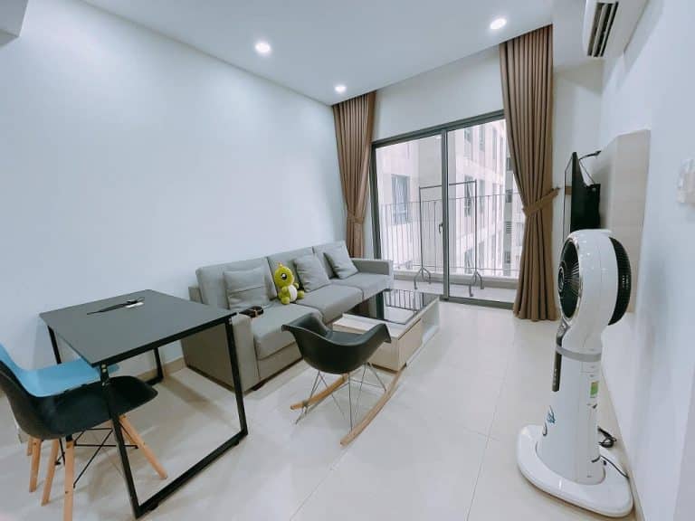 Cho thuê Masteri Thảo Điền 2PN – View sông, nội thất mới