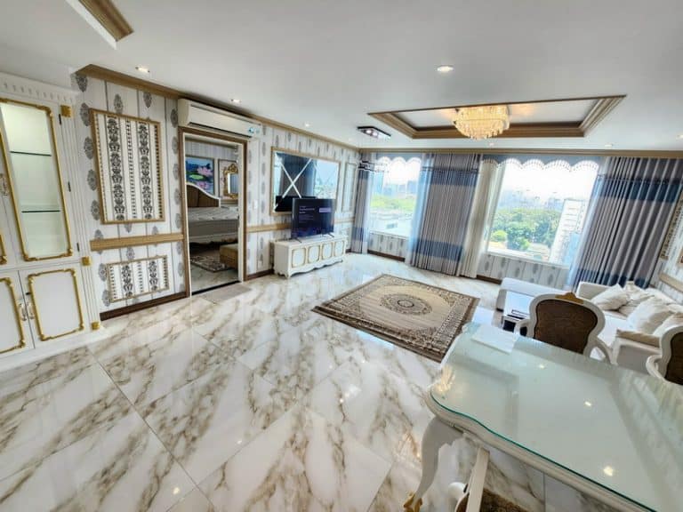 Cho thuê căn hộ 1 phòng ngủ Leman Luxury, nội thất sang trọng, tầng trung, View thoáng