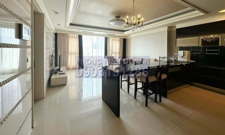 Căn hộ Cantavil Hoàn Cầu cho thuê view thoáng 3 phòng ngủ lầu cao nội thất full