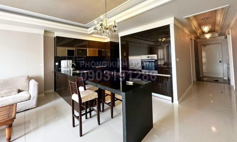 Căn hộ Cantavil Hoàn Cầu cho thuê view thoáng 3 phòng ngủ lầu cao nội thất full