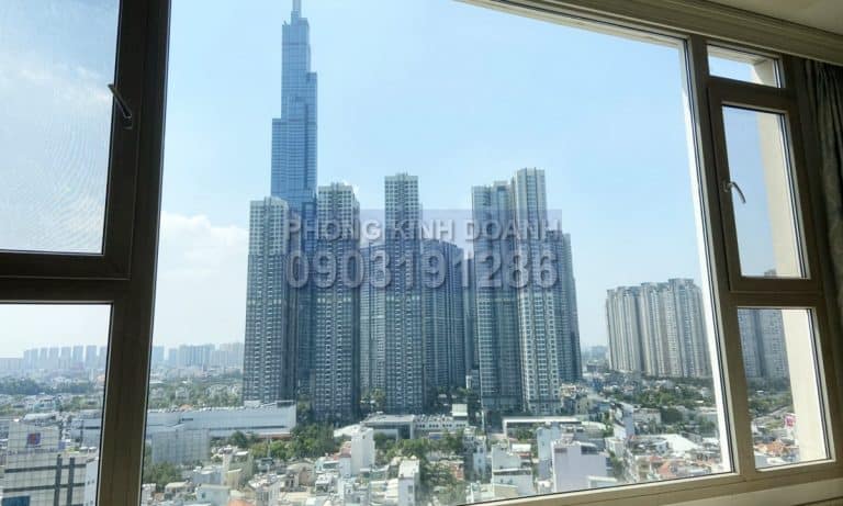Cho thuê Cantavil Hoàn Cầu view L81 căn hộ 3 phòng ngủ tầng cao nội thất đẹp