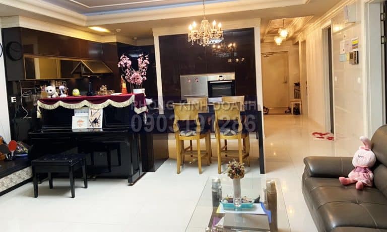 Cho thuê Cantavil Hoàn Cầu view L81 căn hộ 3 phòng ngủ tầng cao nội thất đẹp