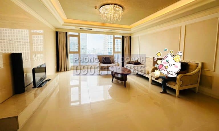 Cantavil Hoàn Cầu cho thuê căn hộ view mát 3 phòng ngủ tầng cao đủ nội thất