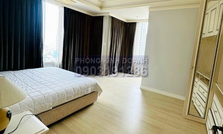 Cantavil Hoàn Cầu cho thuê căn hộ view mát 3 phòng ngủ tầng cao đủ nội thất