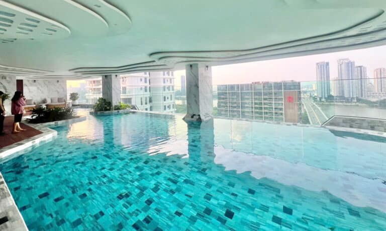 Cho thuê căn hộ Thủ Thiêm Zeit 2 phòng ngủ nhà trống view sông tầng cao