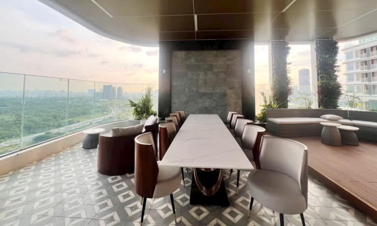 Cho thuê gấp căn hộ Thủ Thiêm Zeit 2 phòng ngủ đầy đủ nội thất view sông