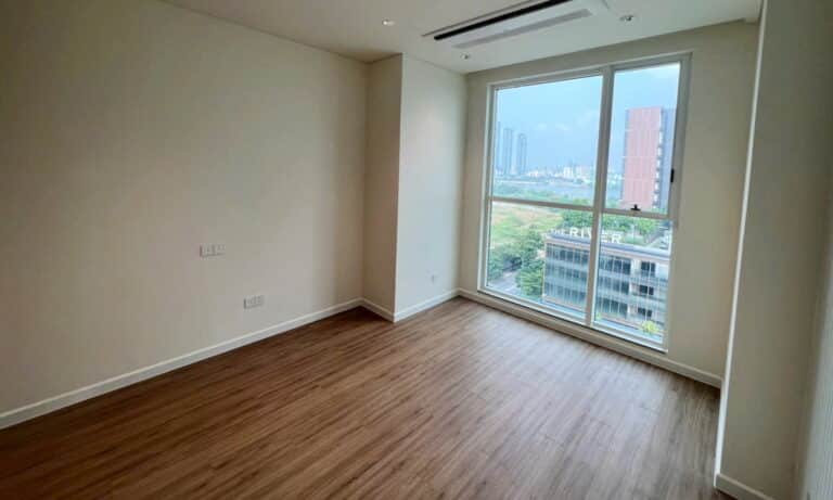 Cho thuê căn hộ Thủ Thiêm Zeit 2 phòng ngủ tầng cao nhà trống view sông