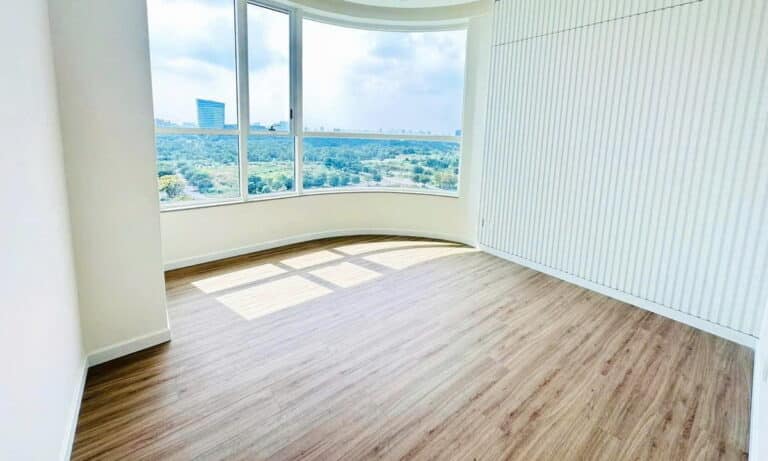 Thủ Thiêm Zeit cho thuê 2 phòng ngủ lầu trung không nội thất view khu Sala