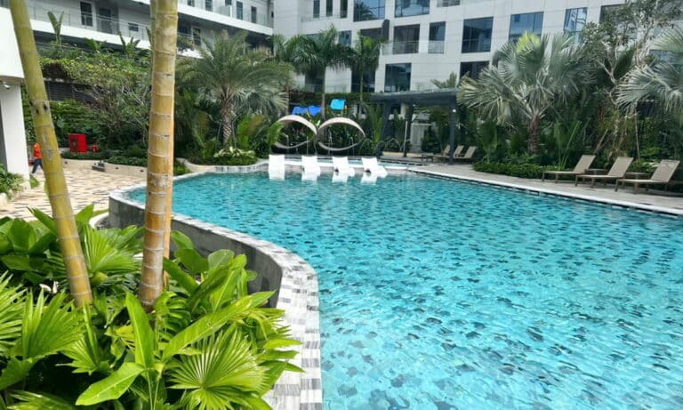 Căn hộ cho thuê Thủ Thiêm Zeit 1 phòng ngủ tầng cao nhà trống view sông