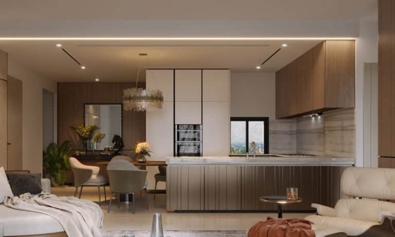 Căn hộ cho thuê Thủ Thiêm Zeit 4 phòng ngủ tầng cao đủ nội thất view sông