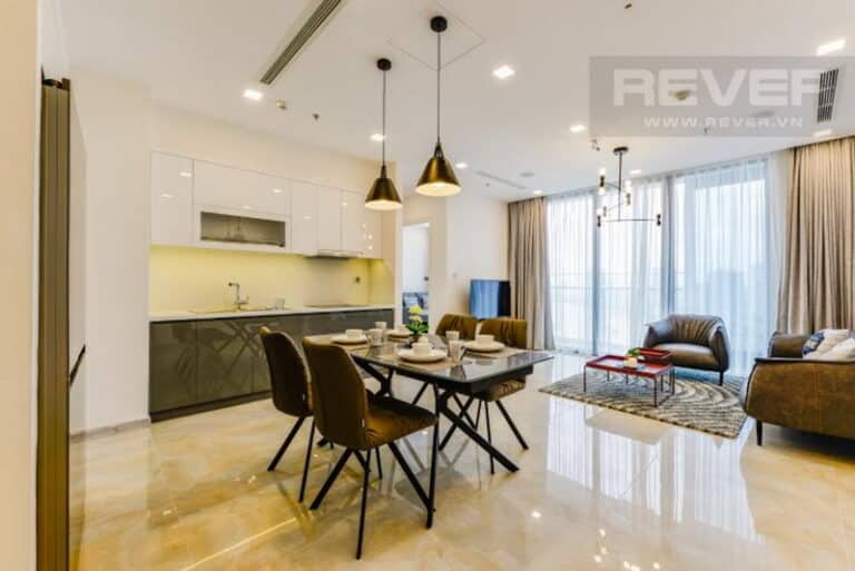 Cho thuê căn hộ 2PN Vinhomes Golden River – Tầng cao, nội thất đẹp!