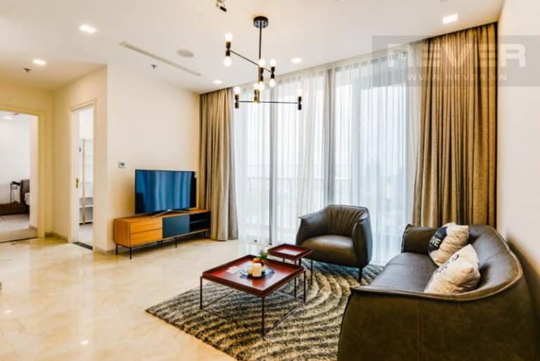 Cho thuê căn hộ 2PN Vinhomes Golden River – Tầng cao, nội thất đẹp!