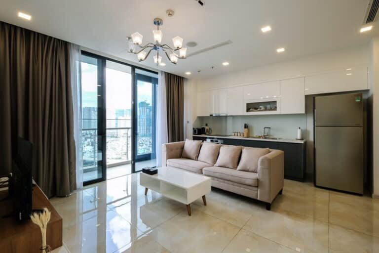 Vinhomes Golden River cho thuê căn hộ 2PN – Tầng cao, Giá Hấp Dẫn!