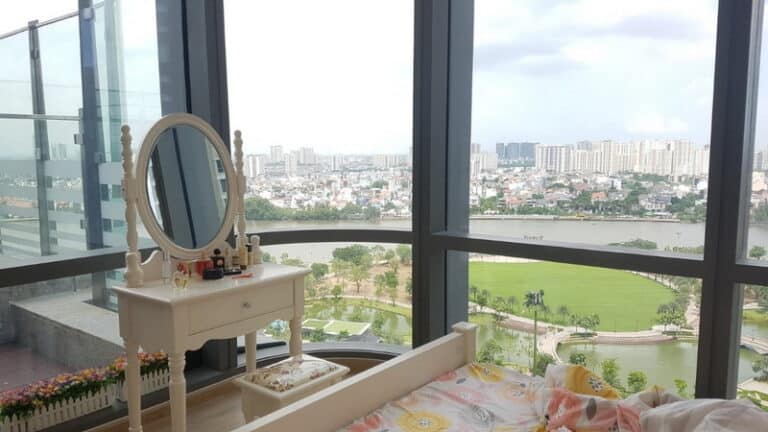 Cho thuê căn hộ Sky Villas L81 Vinhomes Central Park – Đầy đủ nội thất view đẹp