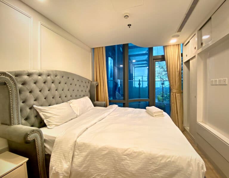 Cho thuê căn hộ Sky Villas L81 Vinhomes Central Park – Đầy đủ nội thất view đẹp
