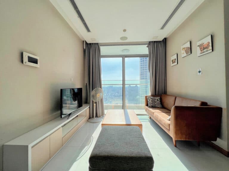 Cho Thuê Căn Hộ 2PN Vinhomes Central Park – Tầng 15+, View Thành Phố Lung Linh