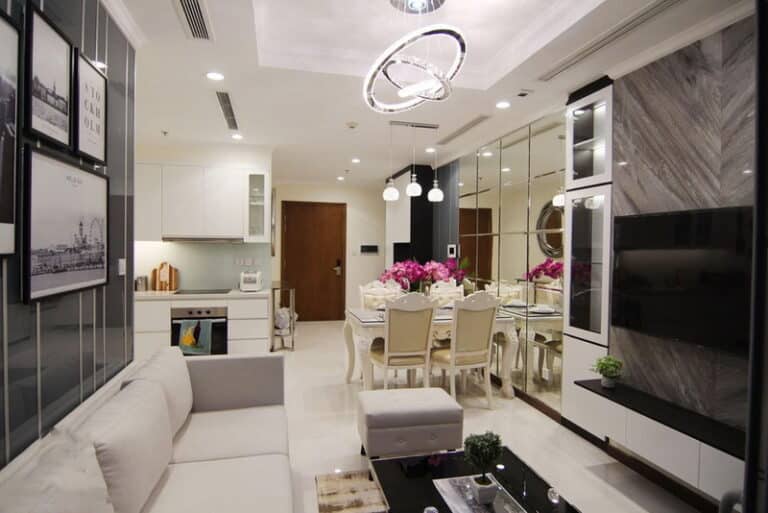 Cho Thuê Căn Hộ 2PN L5 Vinhomes Central Park – Tầng 10+, View nội khu, Nội Thất Đẹp