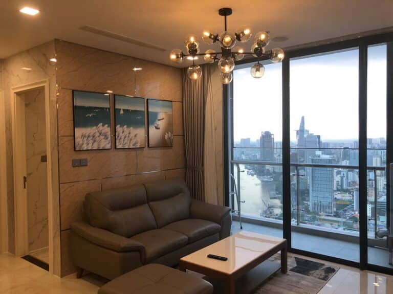 Căn Hộ 2 Phòng Ngủ Vinhomes Golden River cho thuê – View sông và trung tâm quận 1