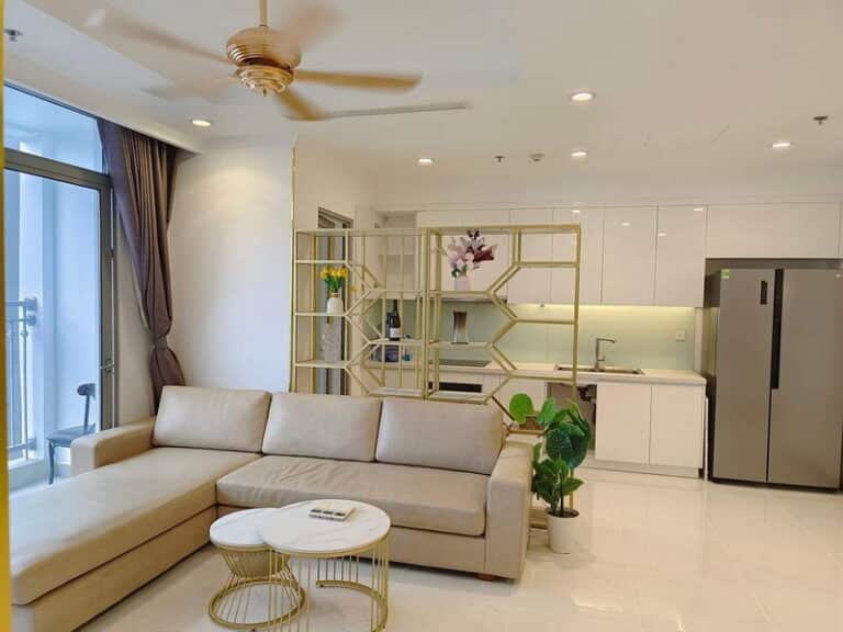 Cho thuê căn hộ 2PN Landmark 4 Vinhomes – Nội thất đầy đủ, View Thành Phố