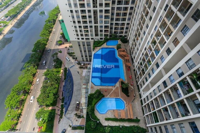 Cho thuê căn hộ The Gold View 2 phòng ngủ – Ban công hướng Đông, đầy đủ nội thất