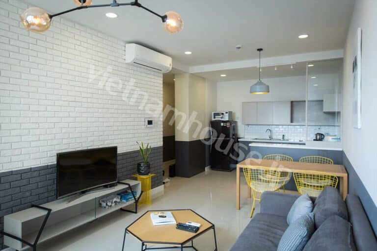 Cho thuê Căn Hộ 2PN Icon 56 Giá Rẻ, Nội Thất Hiện Đại, View Cực Chill